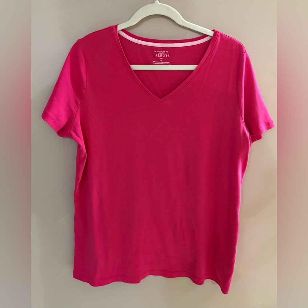 Talbots 1X EUC Pima cotton tee